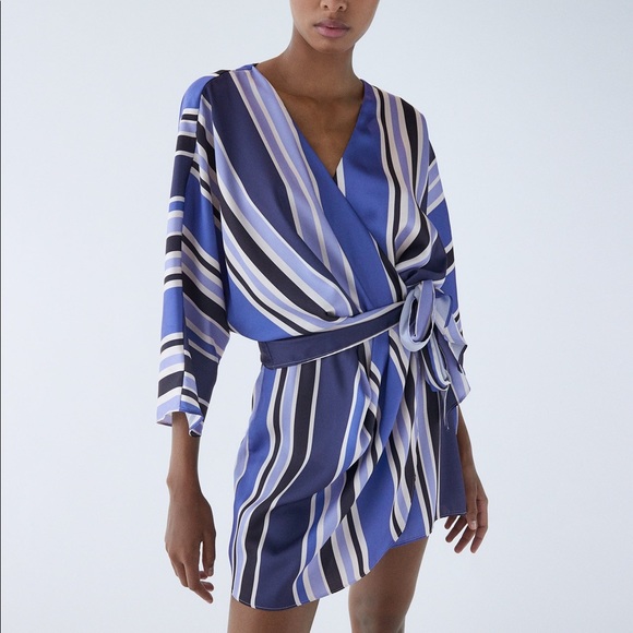 NWT Zara Stripped Jumpsuit Dress - Picture 5 of 11